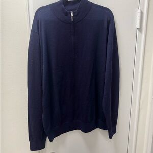 Fairway & Greene Men's Dark Blue Zip-Up Sweater NWOT